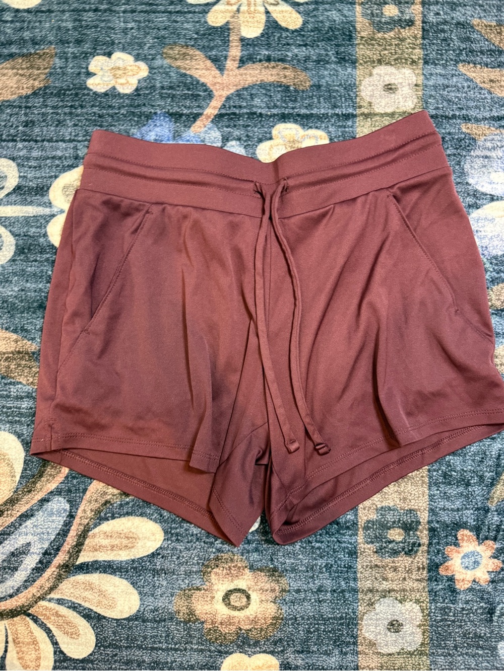 all in motion Women's Athletic Drawstring Shorts - Maroon